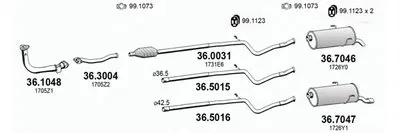 Система выпуска ОГ ASSO купить