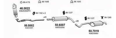 Система выпуска ОГ ASSO купить
