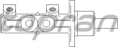 целиндер ручного тормоза TOPRAN купить