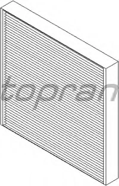 Фильтр, воздух во внутренном пространстве TOPRAN купить