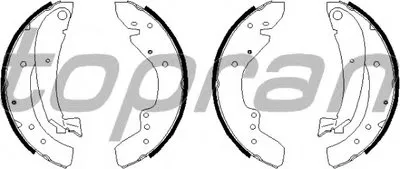 Комплект тормозных колодок TOPRAN купить