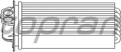 Теплообменник, отопление салона TOPRAN купить