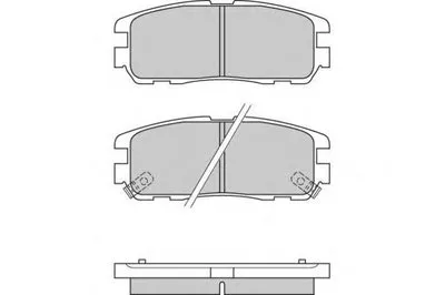 Комплект тормозных колодок, дисковый тормоз E.T.F. купить