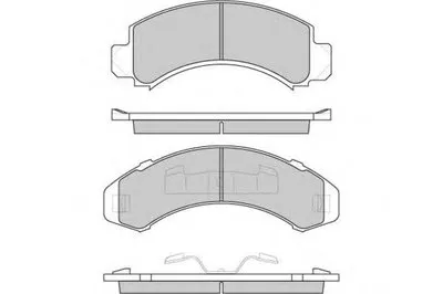 Комплект тормозных колодок, дисковый тормоз E.T.F. купить