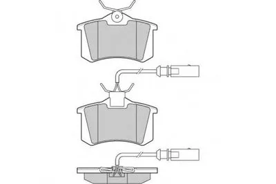 Комплект тормозных колодок, дисковый тормоз E.T.F. купить