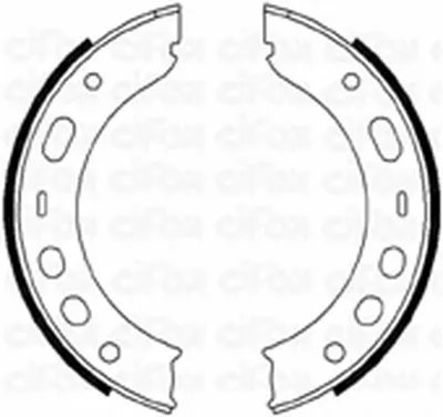 Комплект тормозных колодок, стояночная тормозная система CIFAM купить