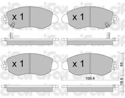 Комплект тормозных колодок, дисковый тормоз CIFAM купить