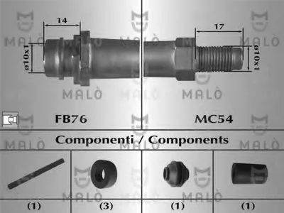 Тормозной шланг MALÒ купить