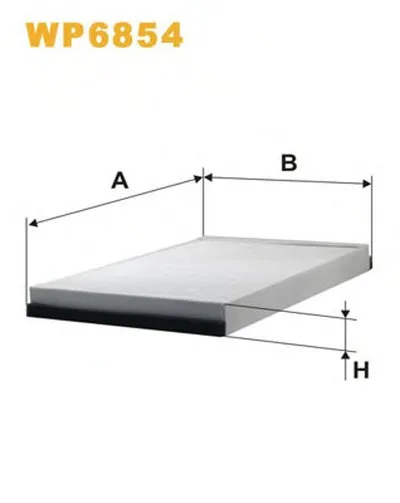 Фильтр, воздух во внутренном пространстве WIX FILTERS купить