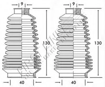 Пыльник, рулевое управление FIRST LINE купить
