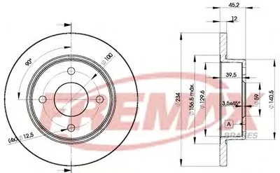Тормозной диск Premium Carbon + FREMAX купить