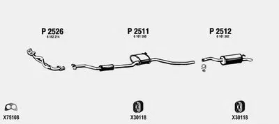 Система выпуска ОГ FENNO купить