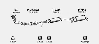 Система выпуска ОГ FENNO купить