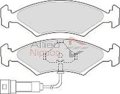 Комплект тормозных колодок, дисковый тормоз ANL Braking COMLINE купить