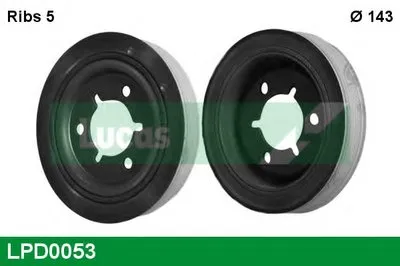 Ременный шкив, коленчатый вал LUCAS ENGINE DRIVE купить