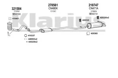 Система выпуска ОГ KLARIUS купить