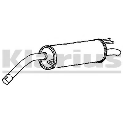 Глушитель выхлопных газов конечный KLARIUS купить