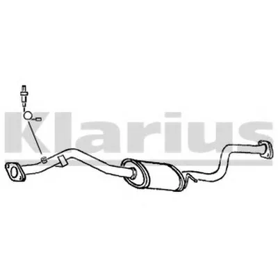 Средний глушитель выхлопных газов KLARIUS купить