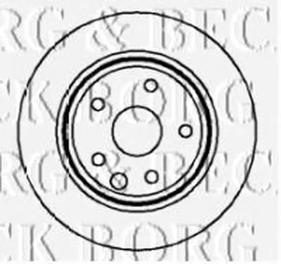 Тормозной диск BORG & BECK купить
