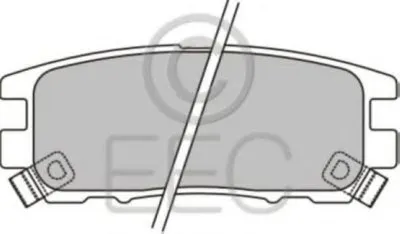 Комплект тормозных колодок, дисковый тормоз EEC купить