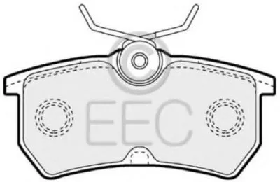 Комплект тормозных колодок, дисковый тормоз EEC купить