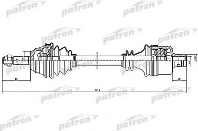 Приводной вал PATRON купить