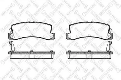 Комплект тормозных колодок, дисковый тормоз STELLOX купить