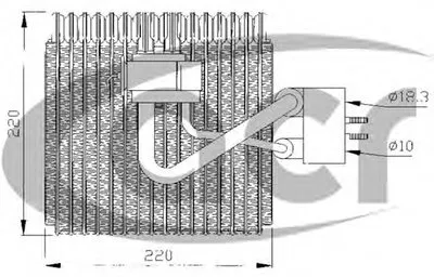 Испаритель, кондиционер ACR купить