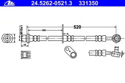 Тормозной шланг ATE купить