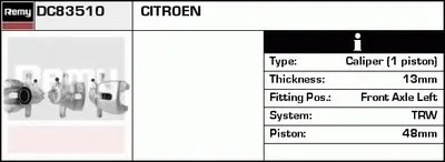 Тормозной суппорт Remanufactured REMY (Multiline) DELCO REMY купить
