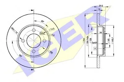 Тормозной диск ICER купить