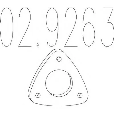 Прокладка, труба выхлопного газа MTS купить