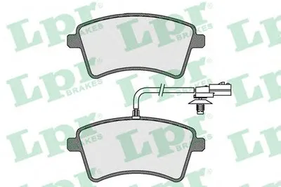 Комплект тормозных колодок, дисковый тормоз LPR купить
