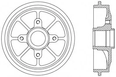 Тормозной барабан ADVANCE OPEN PARTS купить