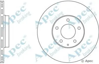 Тормозной диск APEC braking купить