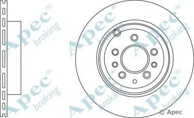 Тормозной диск APEC braking купить