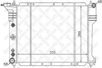 Радиатор, охлаждение двигателя STELLOX купить