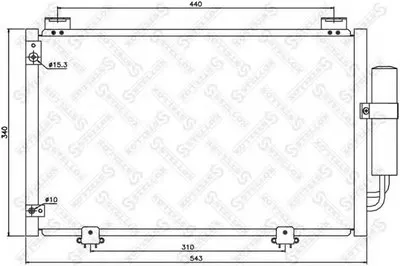Конденсатор, кондиционер STELLOX купить