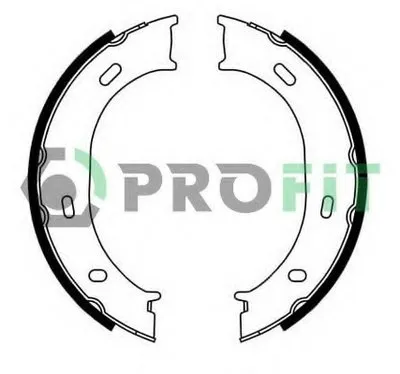 Комплект тормозных колодок PROFIT купить