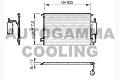 Конденсатор, кондиционер AUTOGAMMA купить