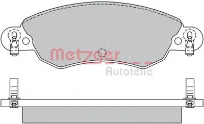 Комплект тормозных колодок, дисковый тормоз METZGER купить