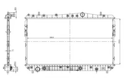 Радиатор, охлаждение двигателя NRF купить