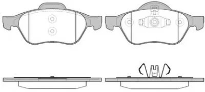 Комплект тормозных колодок, дисковый тормоз KAWE купить