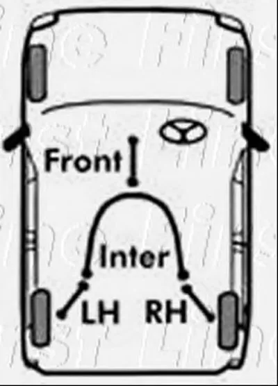 Трос, стояночная тормозная система FIRST LINE купить