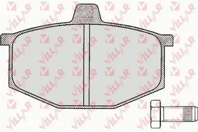 Комплект тормозных колодок, дисковый тормоз VILLAR купить