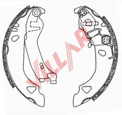 Комплект тормозных колодок VILLAR купить