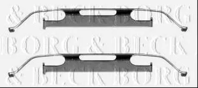 Комплектующие, колодки дискового тормоза BORG & BECK купить