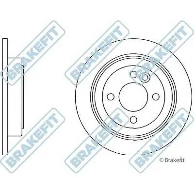 Тормозной диск Brake Fit APEC braking купить