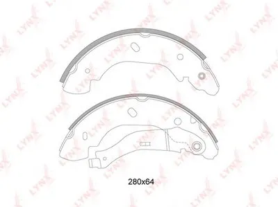 Комплект тормозных колодок LYNXauto купить