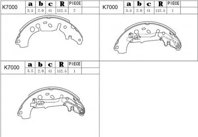 Комплект тормозных колодок ASIMCO купить